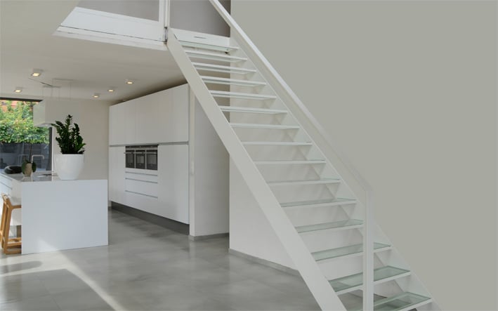 Glass stairs - Glaswerken Dresselaers